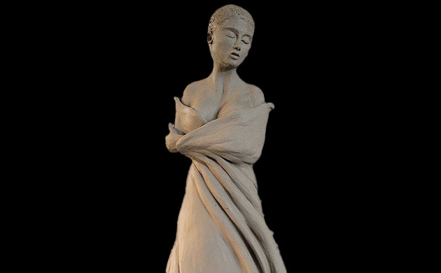 sculpture de buste de femme